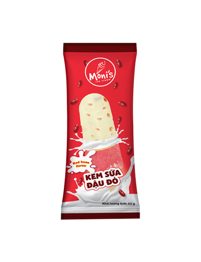 Kem monis vị đậu đỏ