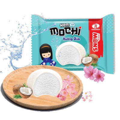 Kem mochi hương dừa