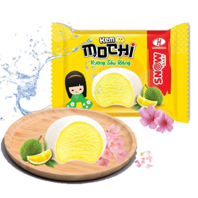 Kem mochi sầu riêng